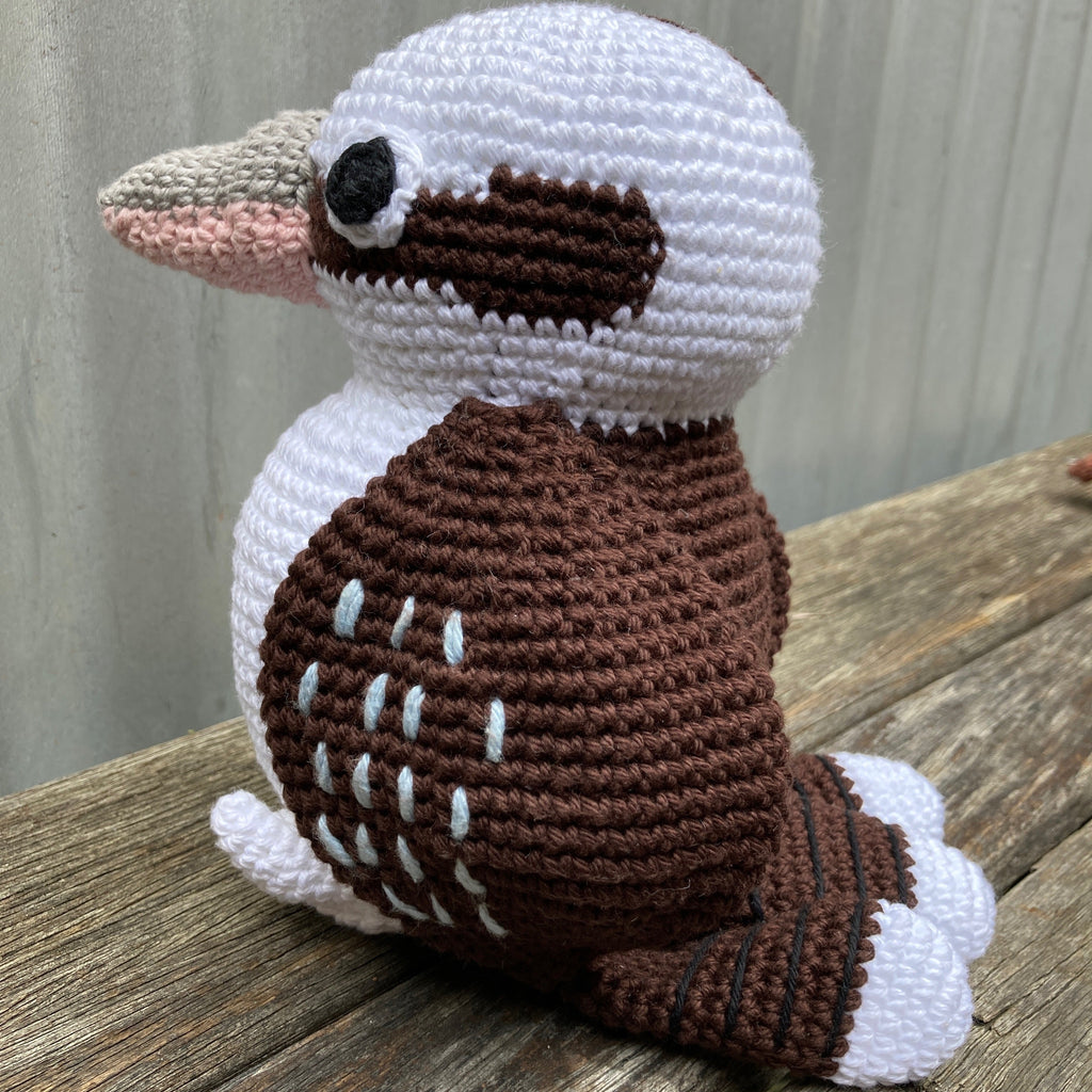Asiki Crocheted Kookaburra Eco Toy