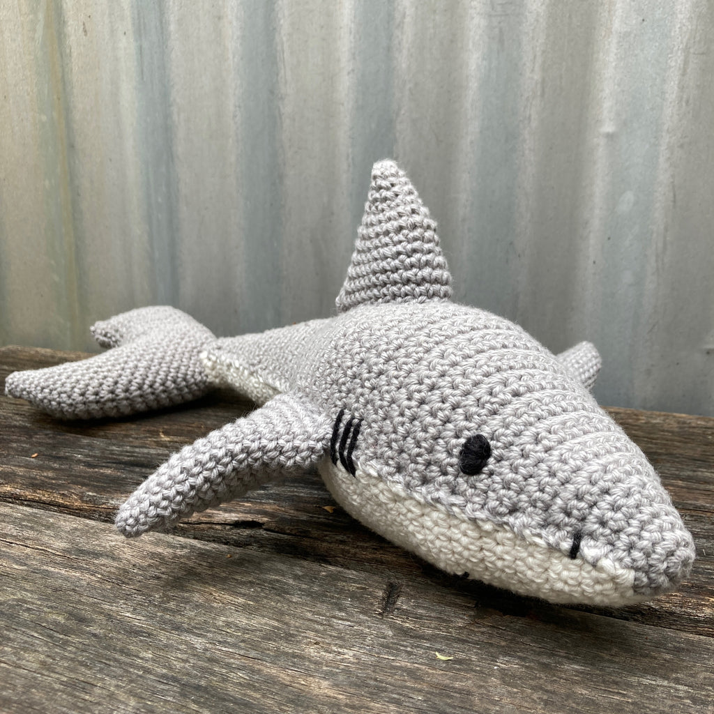 Asiki Crocheted Shark Eco Toy
