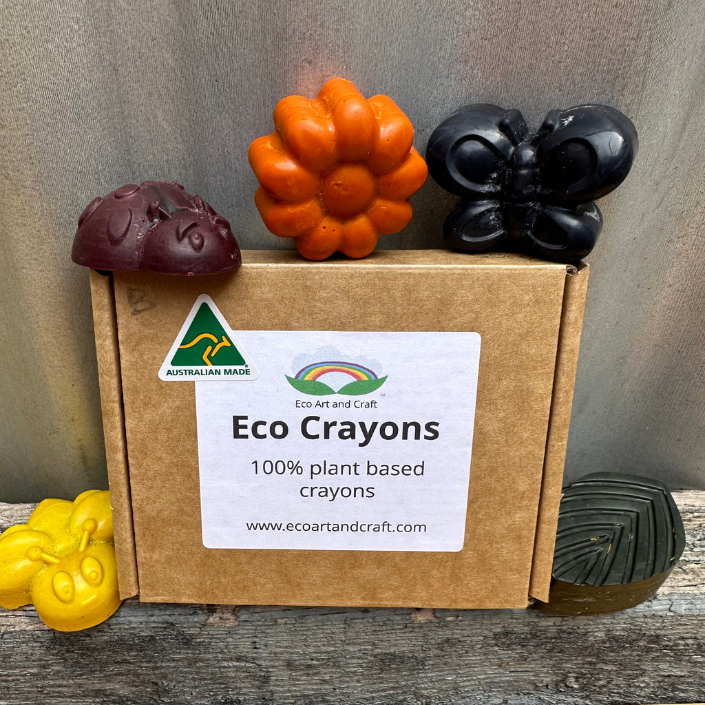Eco Crayon - Bugs and Nature (Box of 6 colours)