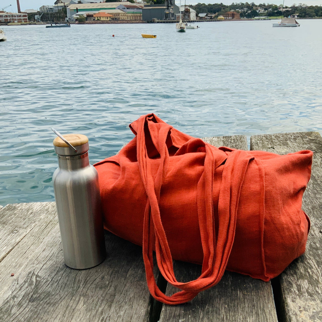 Linen Tote Bag from Asiki, Sydney, Australia