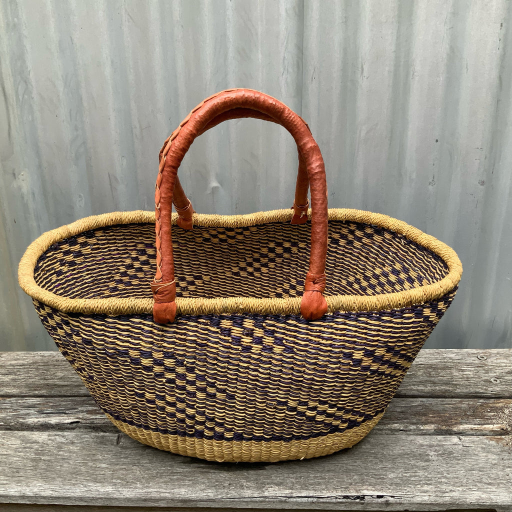 African Market Baskets - Large Oval