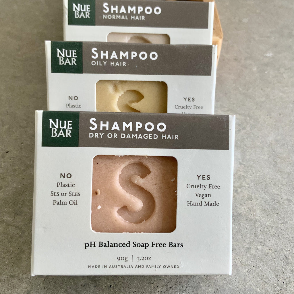 New Nuebar Shampoo Bars for Curly, Oily and Normal Hair from Asiki, Sydney, Australia