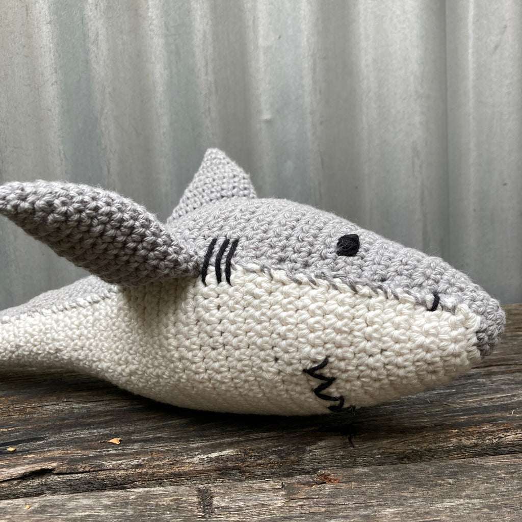 Asiki Crocheted Shark Eco Toy