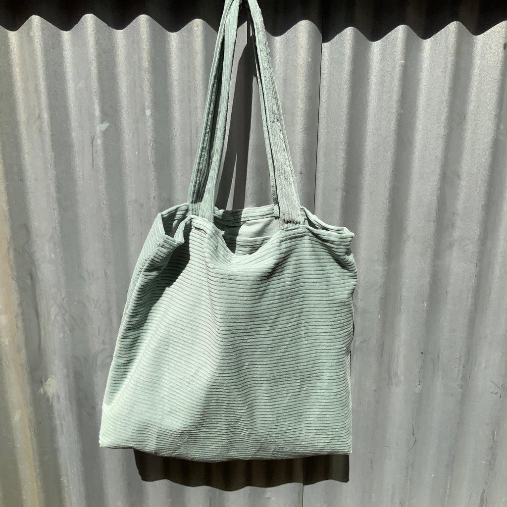 Green Large Cord Tote from Asiki, Erskineville, Sydney, Australia
