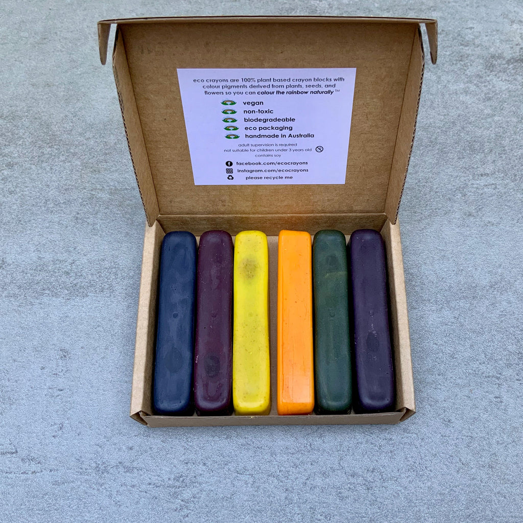 Eco Crayons (Box of 6 colours)