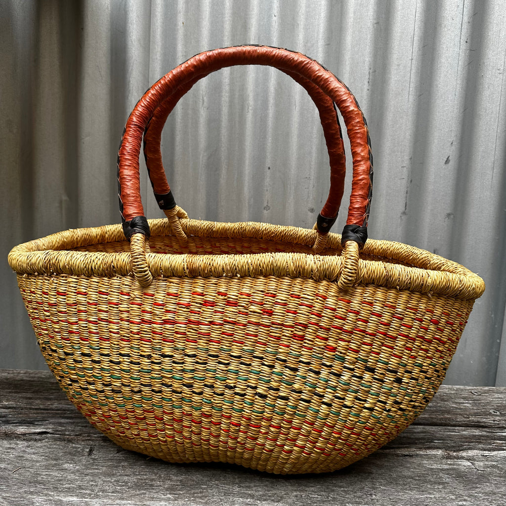 African Market Baskets - Large Oval