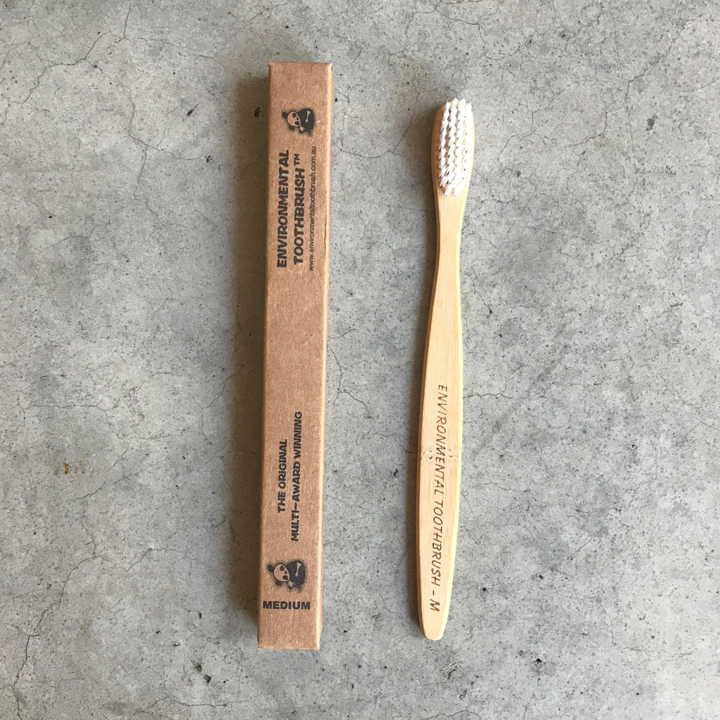 Adult Medium Bamboo Toothbrush, Erskineville, Sydney Australia